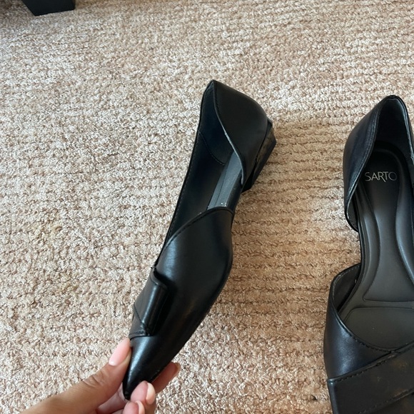SARTO Elisha Half d'Orsay Pointed Toe Flat - Picture 4 of 8